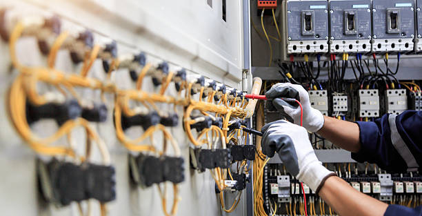Professional Electrician technician working in Graham, TX